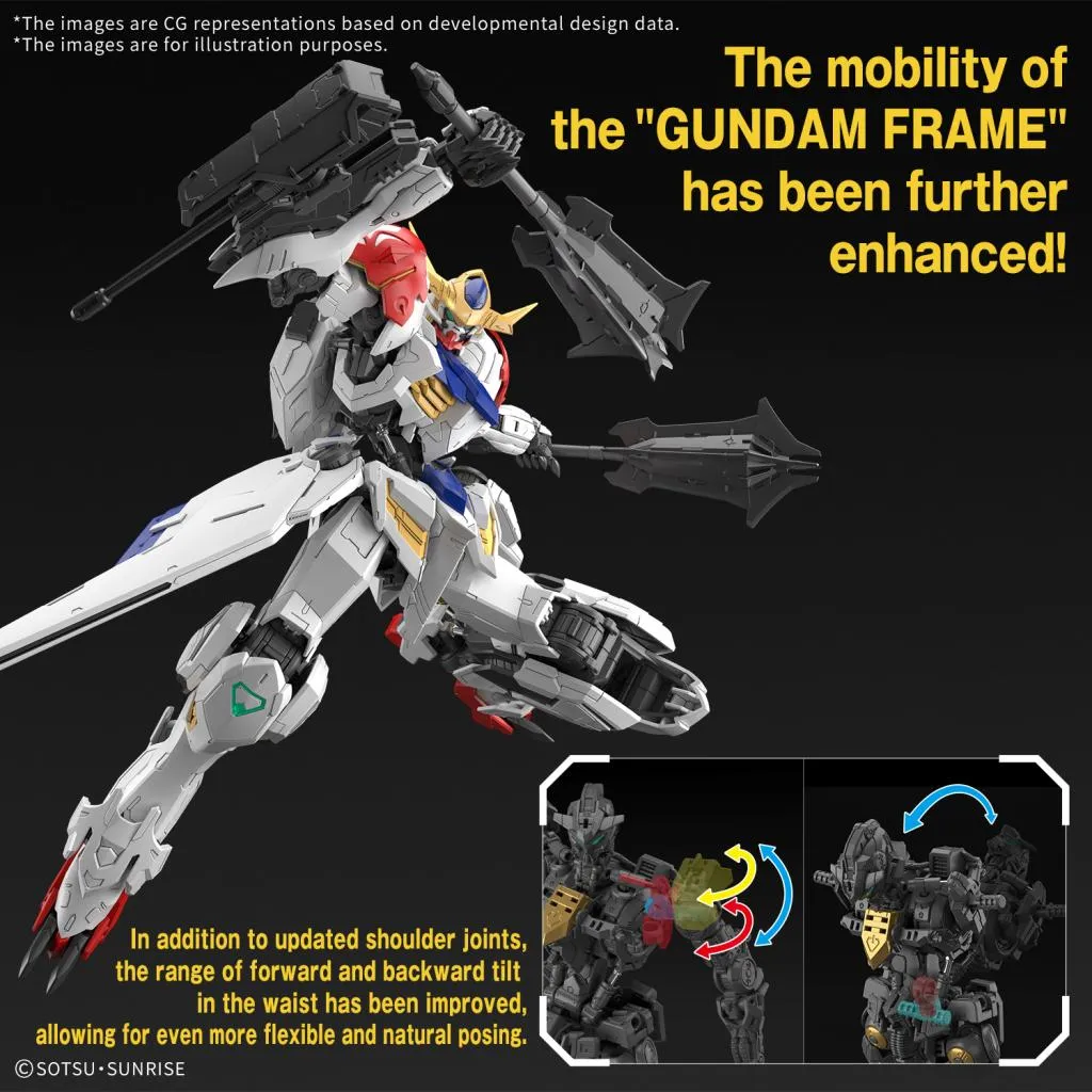GUNDAM - MG 1/100 Gundam Barbatos Lupus - Model Kit
